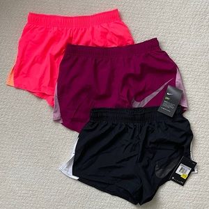 SET OF 3 Nike Dry-Fit shorts - NWT - XS